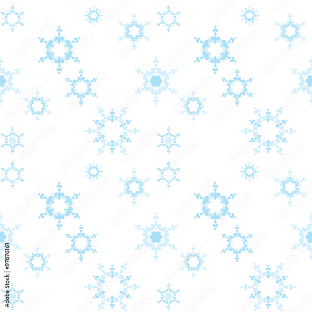 Snowflake seamless pattern Snowflake seamless pattern