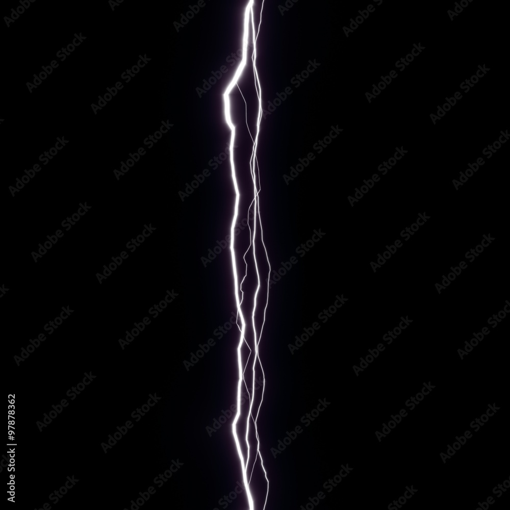 Seamless Lightning Strikes with Black background. Seamless Lightning Strikes with Black background.
