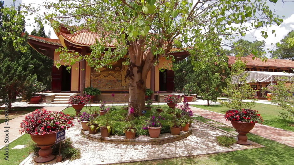 Truc Lam Pagoda in Dalat Vietnam