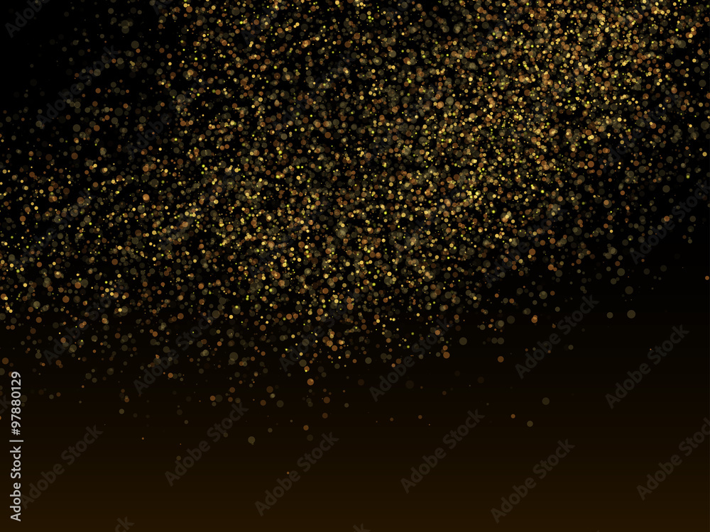 Vector gold glittering sparkle stardust background Vector gold glittering sparkle stardust background