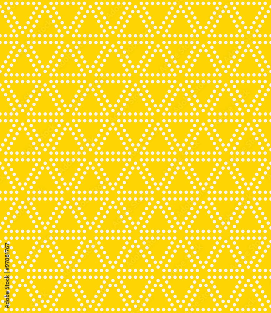 geometric pattern of dots.