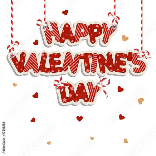 Valentine's day inscriptions.