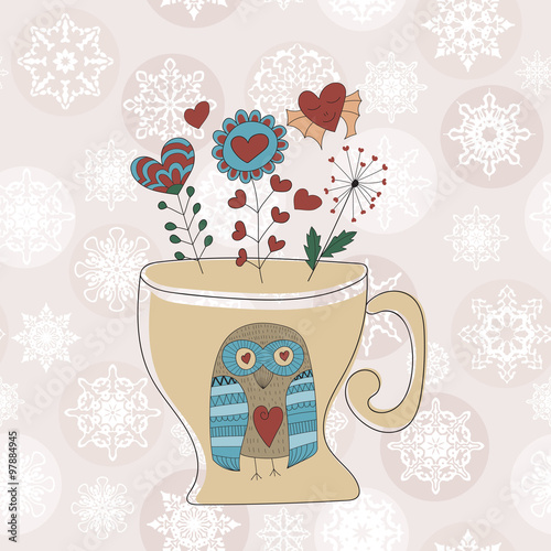 Vector Valentine's Day Greeting Card