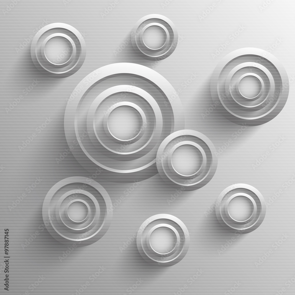 abstract futuristic background paper circles vector design abstract futuristic background paper circles vector design