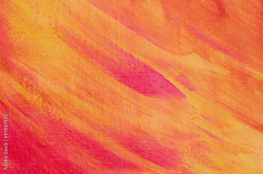 orange  painted artistic canvas background