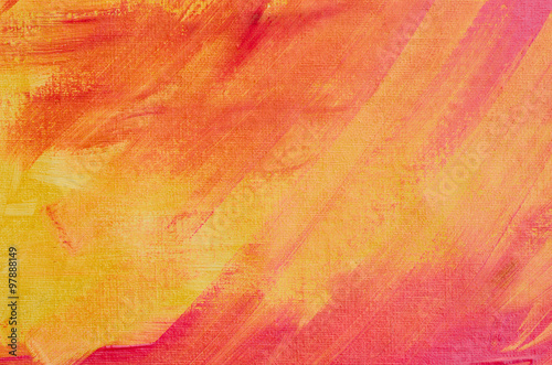 orange painted artistic canvas background