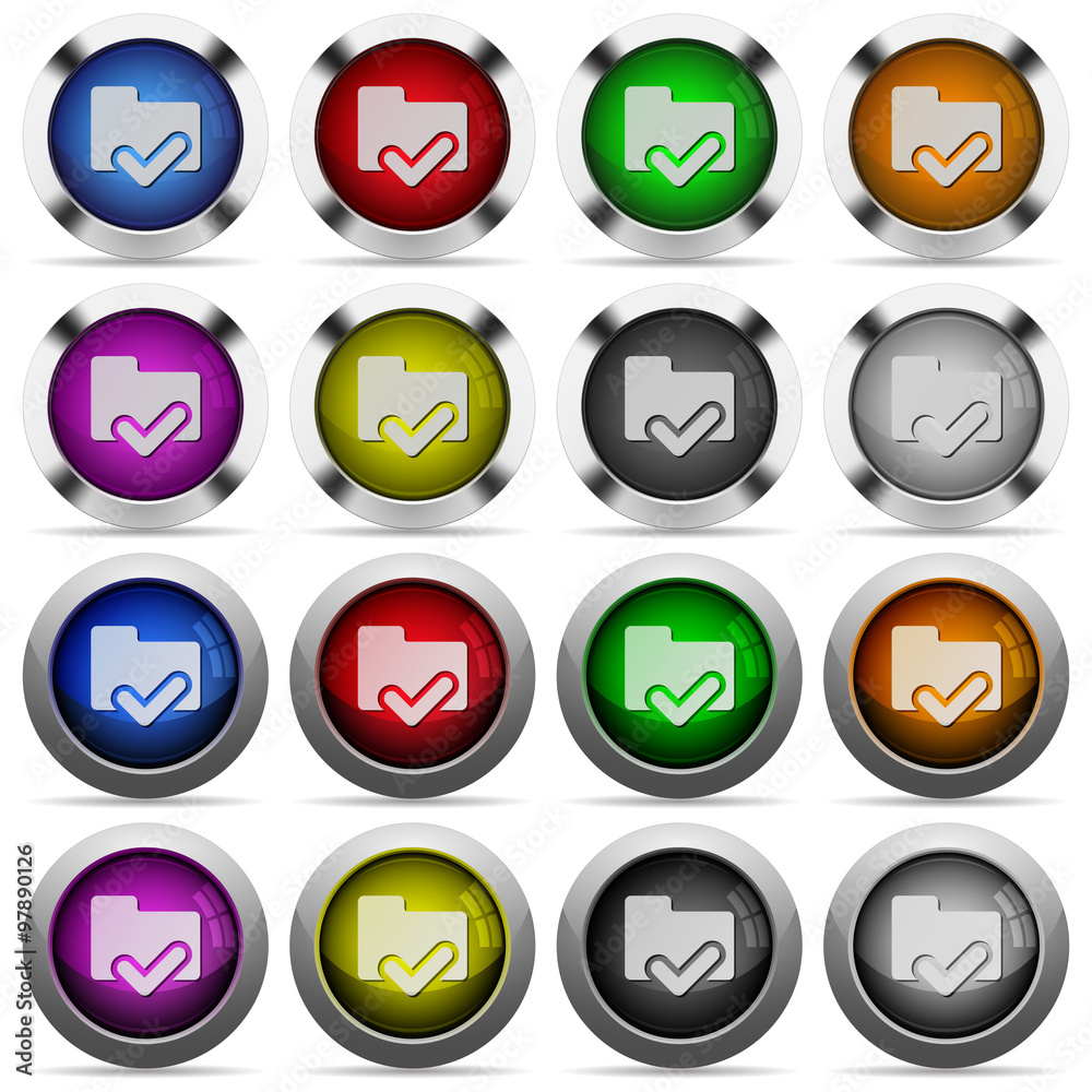 Folder ok button set Folder ok button set