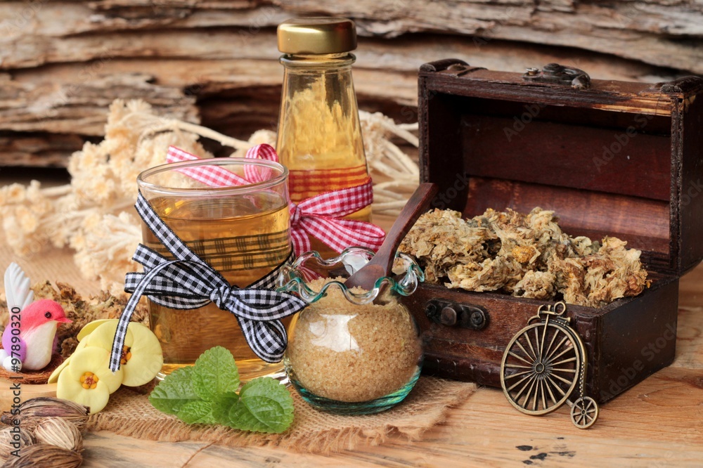 Chinese chrysanthemum flower tea for drink delicious.