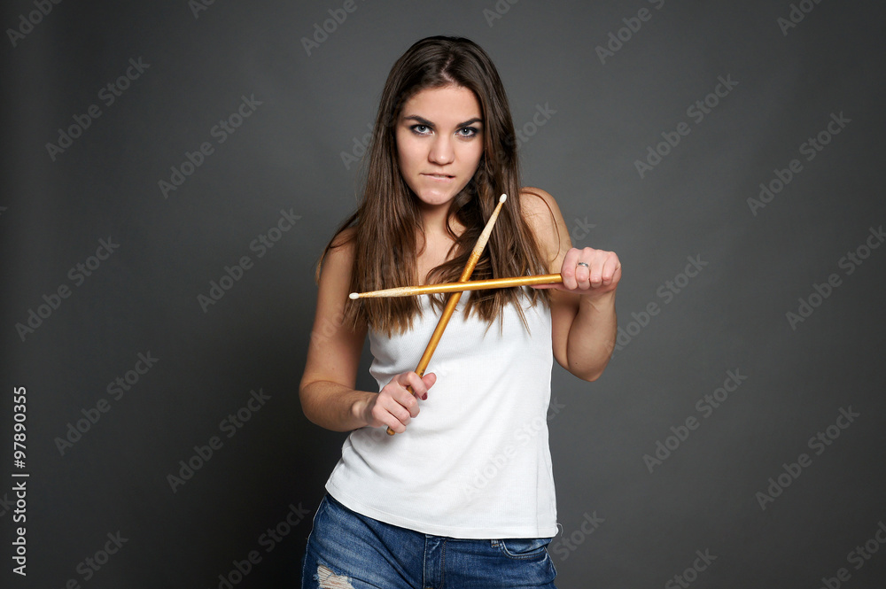 Drummer girl Drummer girl