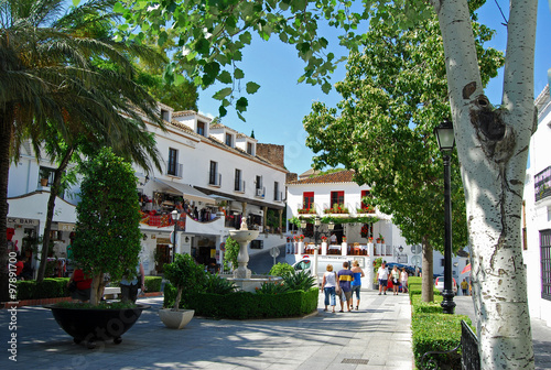 Obraz na płótnie Mijas, plaza, Málaga, Andalucía, pueblo, paisaje, paisaje rural