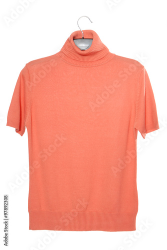 woolen orange blouse