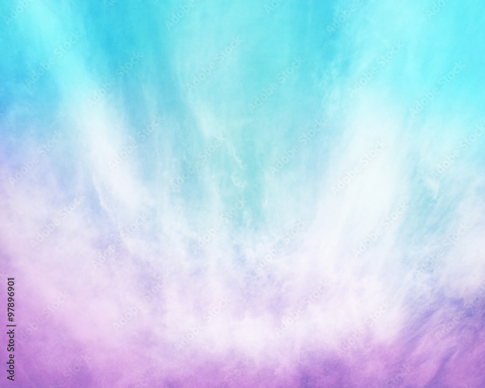 Purple Blue Cloud Abstract