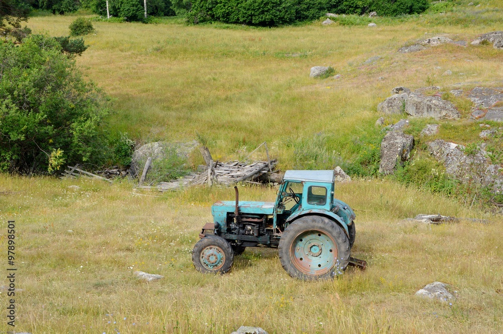 Fototapeta premium abandoned machinery