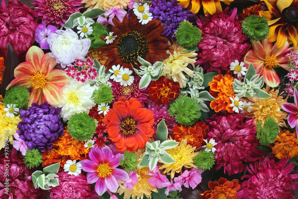 A background from flowers.