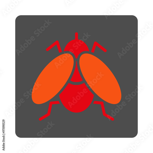 Fly Rounded Square Button