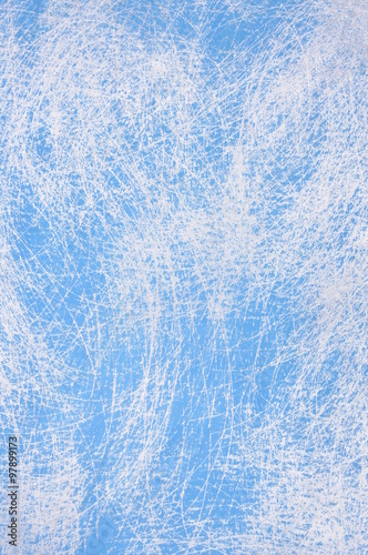 Blue metal background grunge scratched surface texture 