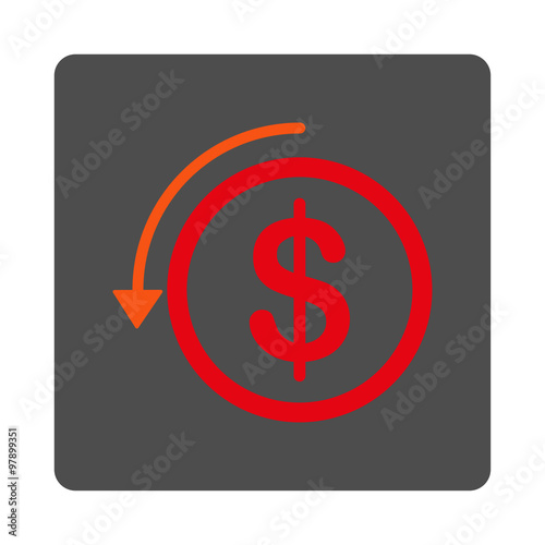 Chargeback Rounded Square Button