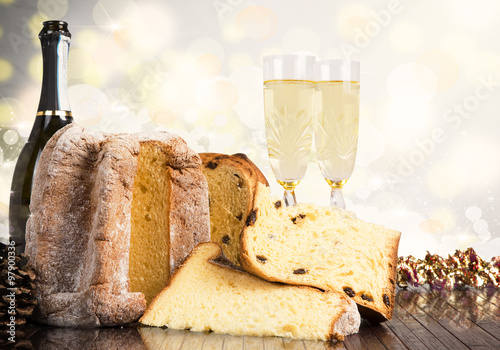christmas cakes pandoro and panettone