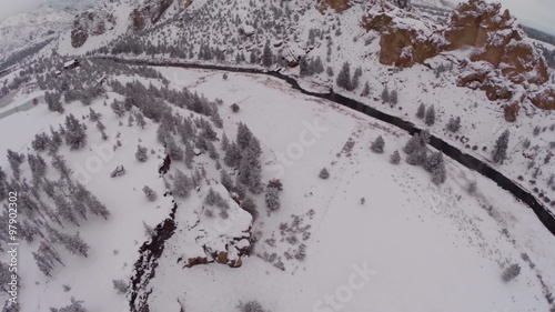 Aerial Oregon Smith Rock State Park
Aerial video of Smith Rock State park in Oregon. photo