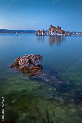 Salty tufa towers of Mono Lake.