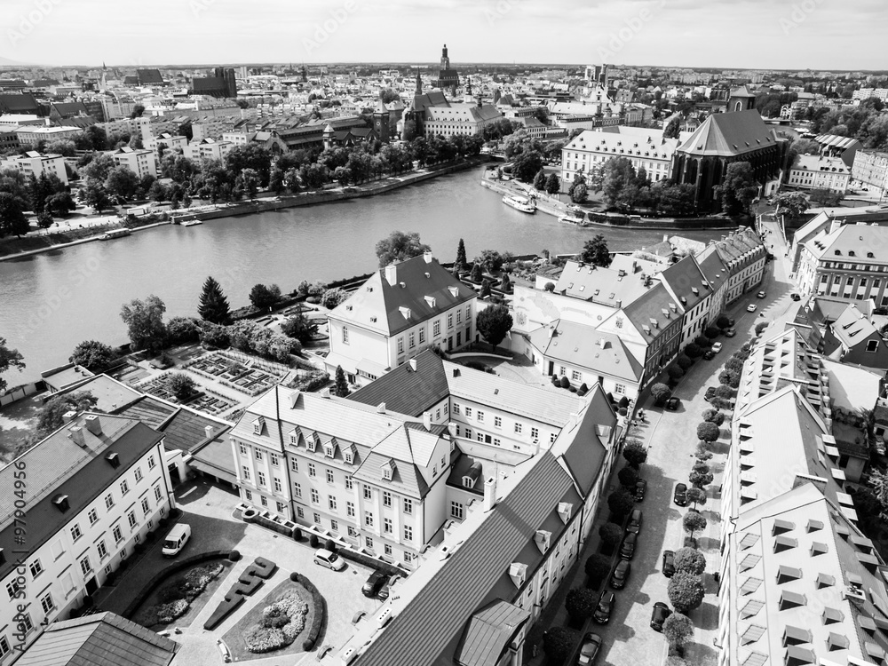 Wroclaw aerial view