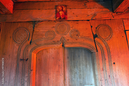 Unique wooden churches photo