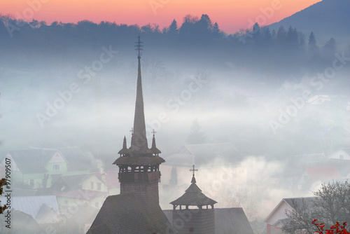 Unique wooden churches photo