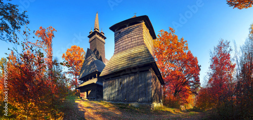 Unique wooden churches photo