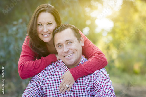 Attractive Caucasian Couple...