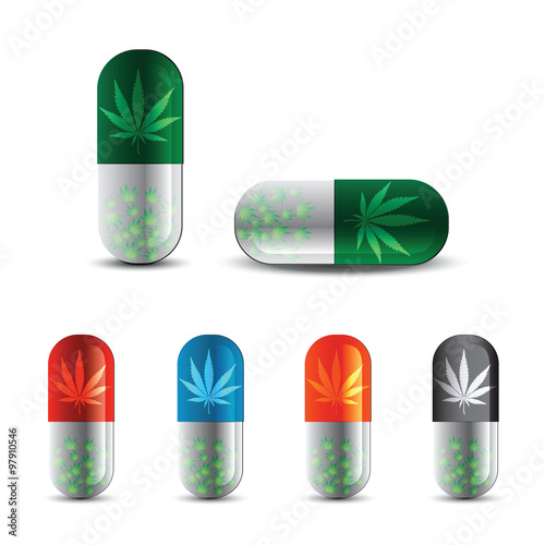 Cannabis as medicine, vector