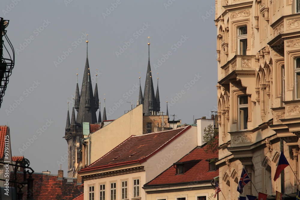 The view of Prague, Czech Republic, 2010
