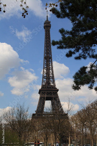 Fototapeta Naklejka Na Ścianę i Meble -  Paris, France, Eiffel, year 2010