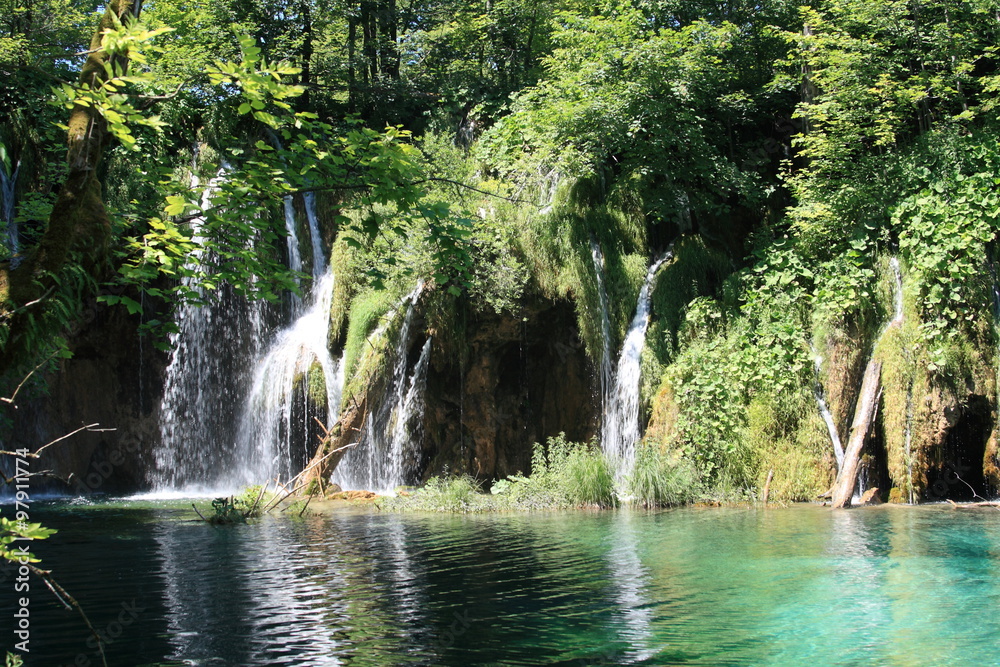 Naklejka premium Plitvicka jezera in year 2010