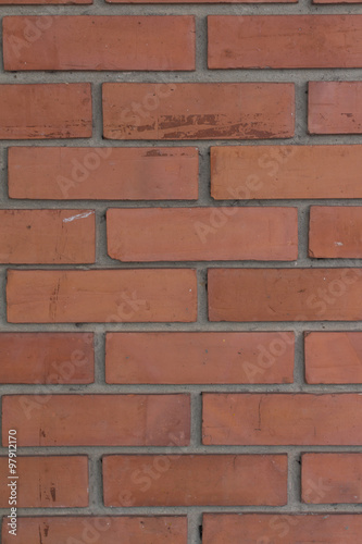 Old Red brick wall