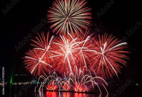International Fireworks Festival at Pattaya, Thailand