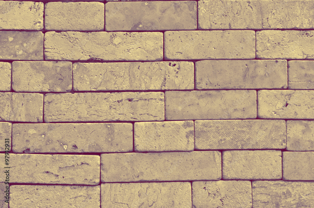 Obraz premium Stone brick wall texture background.