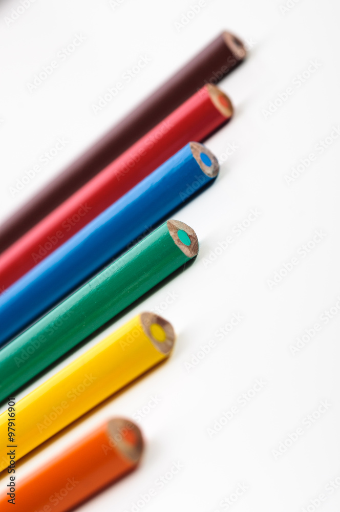 Group of colorful pencils. Group of colorful pencils.
