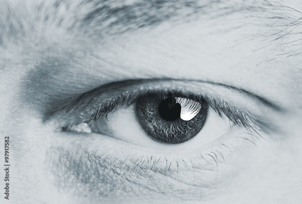 Fototapeta premium Image of man's eye close up.