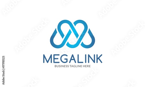 Abstract M Letter Logo