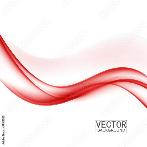 Red background curve. 