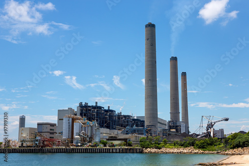 Coal-fired power station in Lamma Island