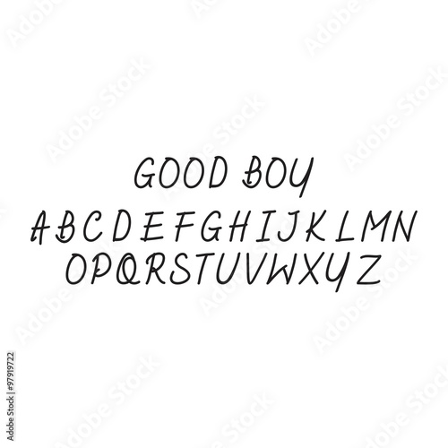 Good boy font
