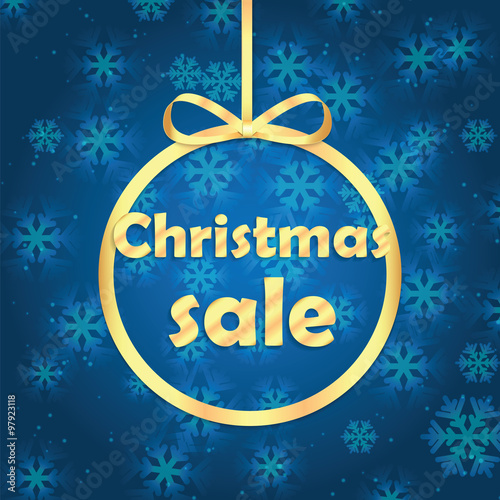 Christmas sale tag