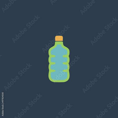 Icon of plastic water bottle