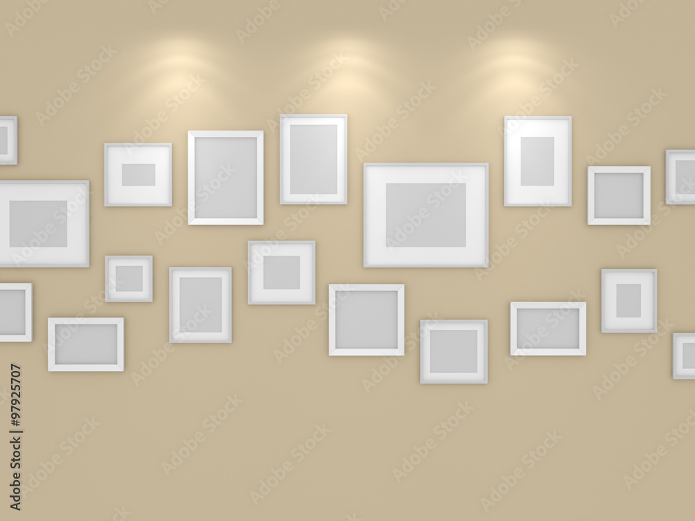 3d rendered interior composition. 3d rendered interior composition.