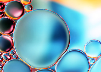 Acrylglasbilder Themen Abstrakte Wassertropfen in Makroaufnahme  © Cobalt