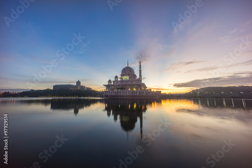 Sunrise At Putra Mosque, Putrajaya Malaysia