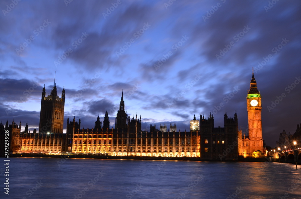 Palace of Westminster, Houses of Parliament, London, UK
