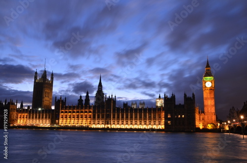 Palace of Westminster  Houses of Parliament  London  UK  