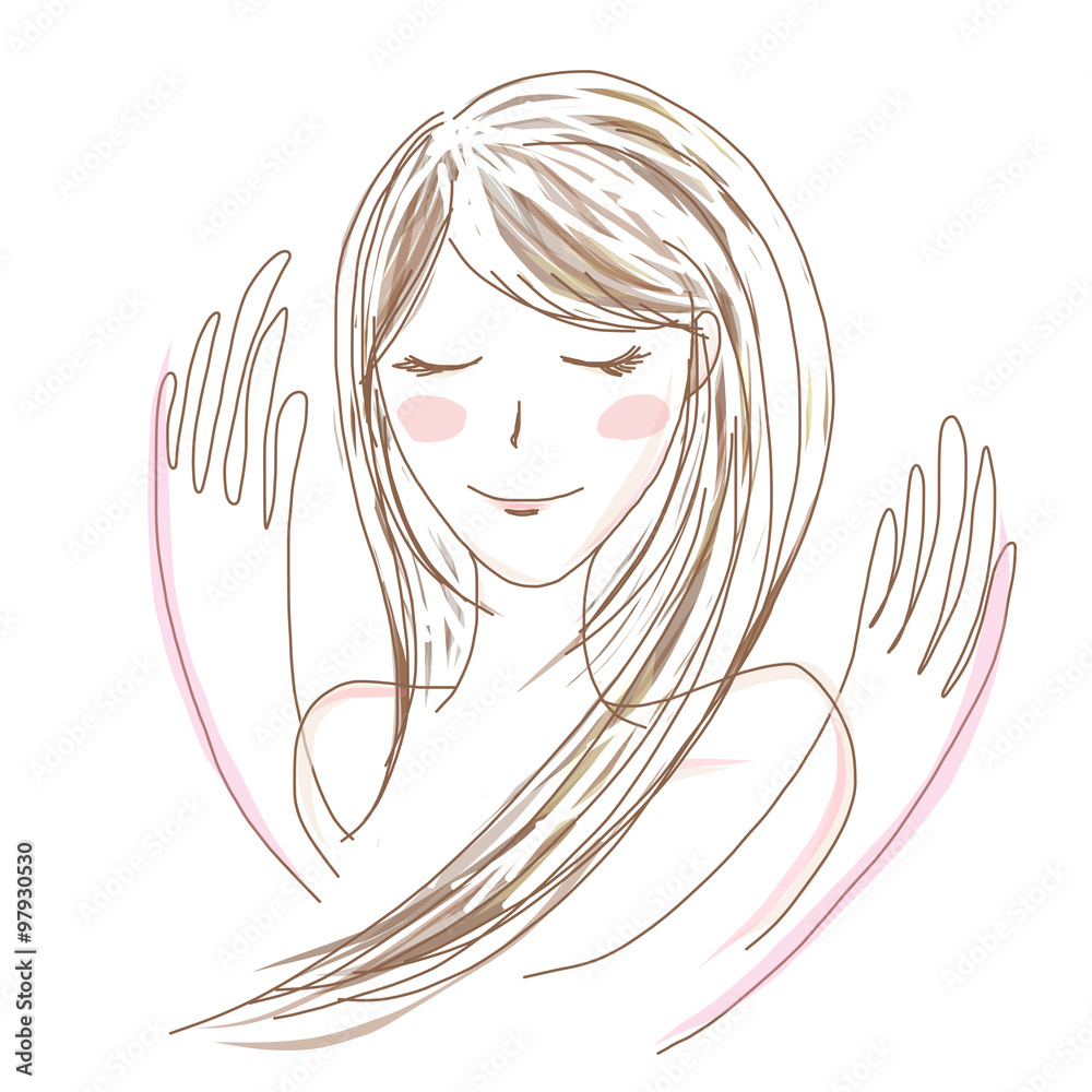 女性のメンタルケアイメージ